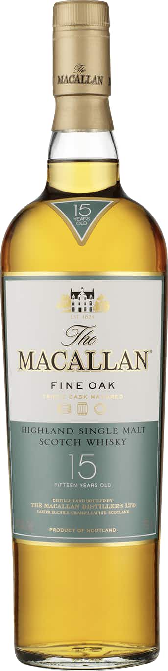 Macallan Single Highland Malt Scotch Whisky 15 year old