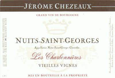 Jerome Chezeaux Nuits St Georges Les Charbonnieres Vieilles Vignes 2015 1.5L