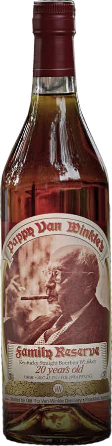 Old Rip Van Winkle Distillery Pappy Van Winkle's Family Reserve Bourbon 20 year old