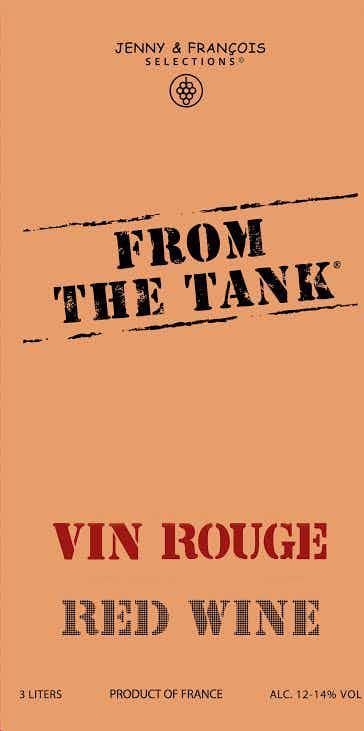 From the Tank Vin Rouge 2015 3L Bottle
