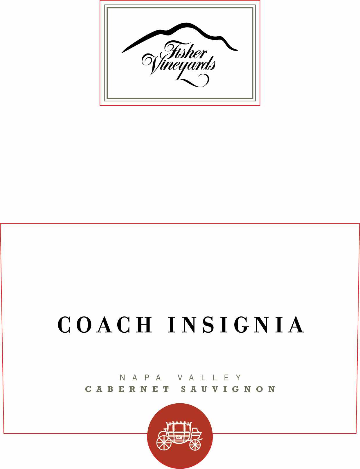 Fisher Vineyards Coach Insignia Cabernet Sauvignon 2014
