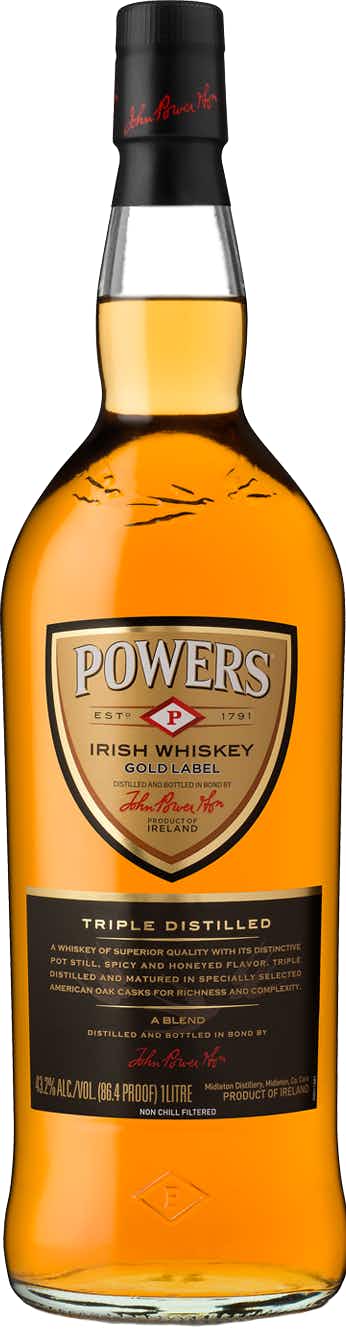 Powers Gold Label Irish Whiskey 1L