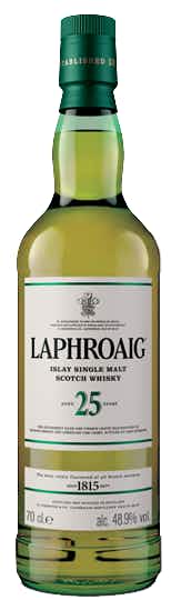 Laphroaig Islay Single Malt Scotch Whisky 25 year old