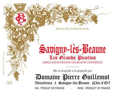 Domaine Pierre Guillemot Savigny lés Beaune Grands Picotins 2015