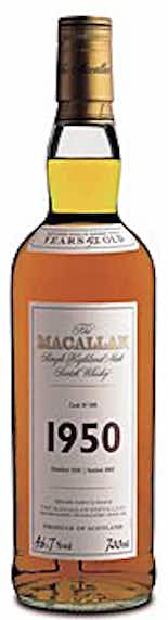 Macallan Fine & Rare Cask 598 Bottled 2002 52 Year Old 1950