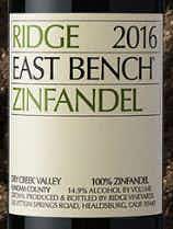 Ridge Vineyards East Bench Zinfandel 2016