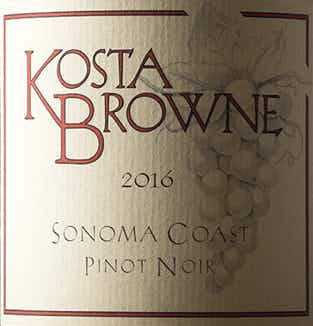 Kosta Browne Sonoma Coast Pinot Noir 2016