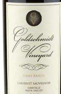 Goldschmidt Oakville Game Ranch Cabernet Sauvignon 2015 3L Bottle