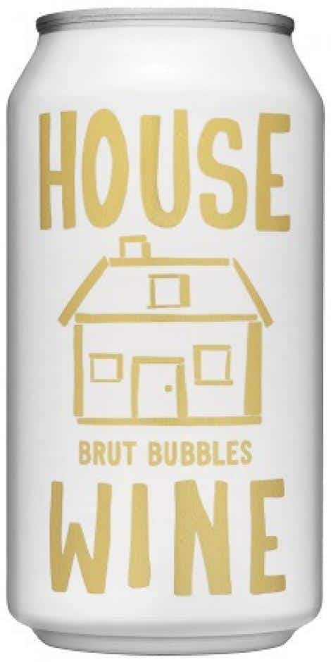 House Wine Brut Bubbles 375ml Can