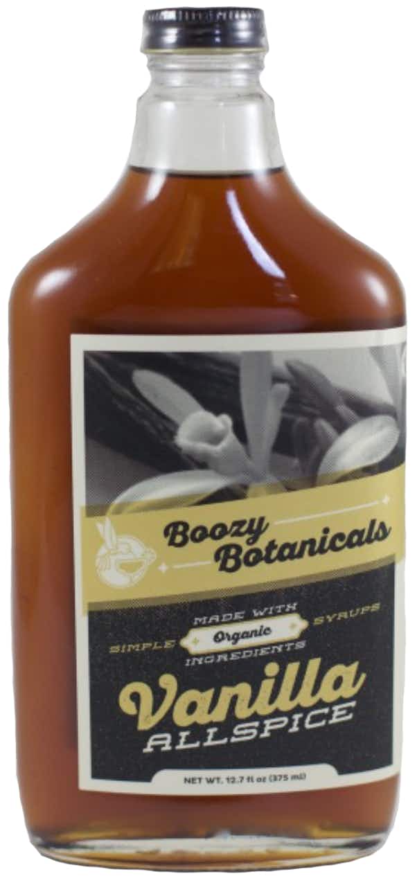 Boozy Botanicals Vanilla Allspice Syrup 375ml
