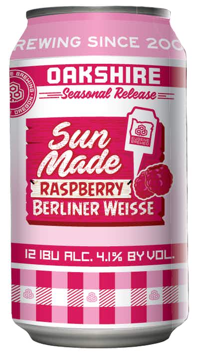 Oakshire Brewing Sun Made Raspberry 12oz Can