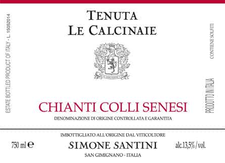 Tenuta Le Calcinaie Chianti Colli Senesi 2016