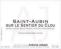 Domaine Antoine Jobard St-Aubin Sur le Sentier du Clou 2015