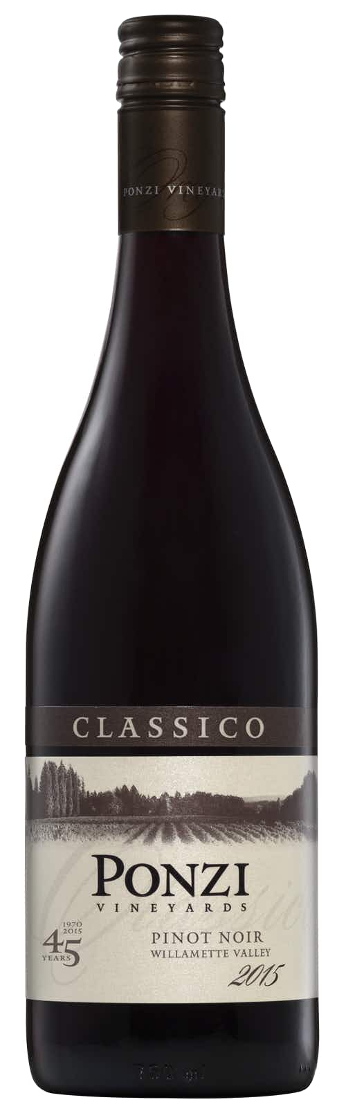 Ponzi Vineyards Classico Pinot Noir 2015