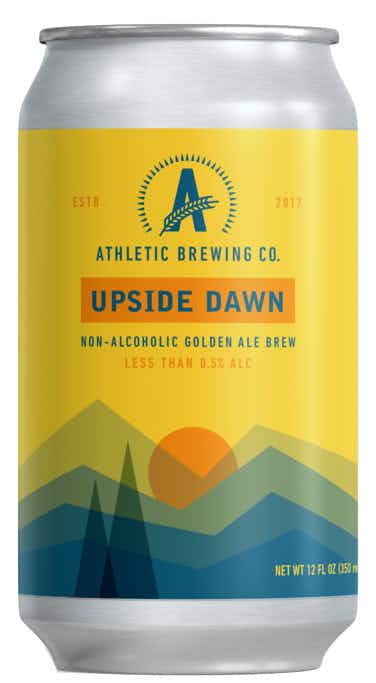 Athletic Brewing Non-Alcoholic Brews Upside Dawn Golden Ale 6 pack 12oz
