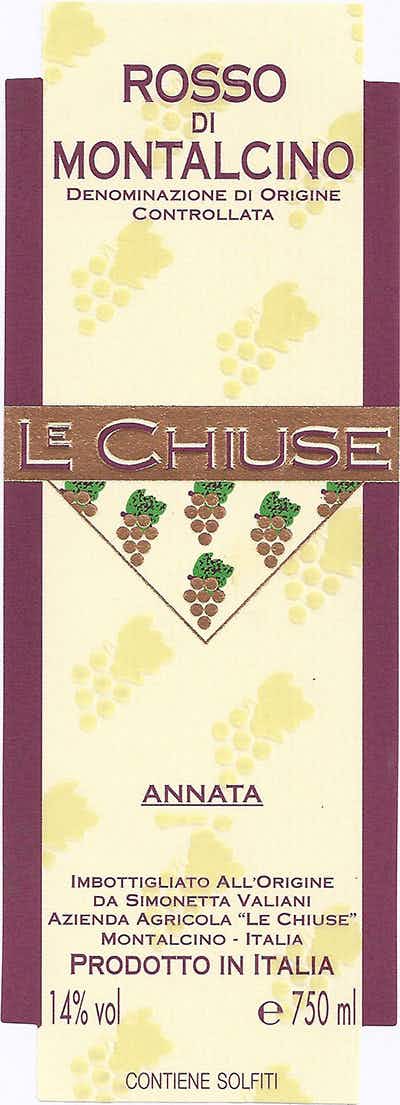 Le Chiuse Rosso di Montalcino 2016