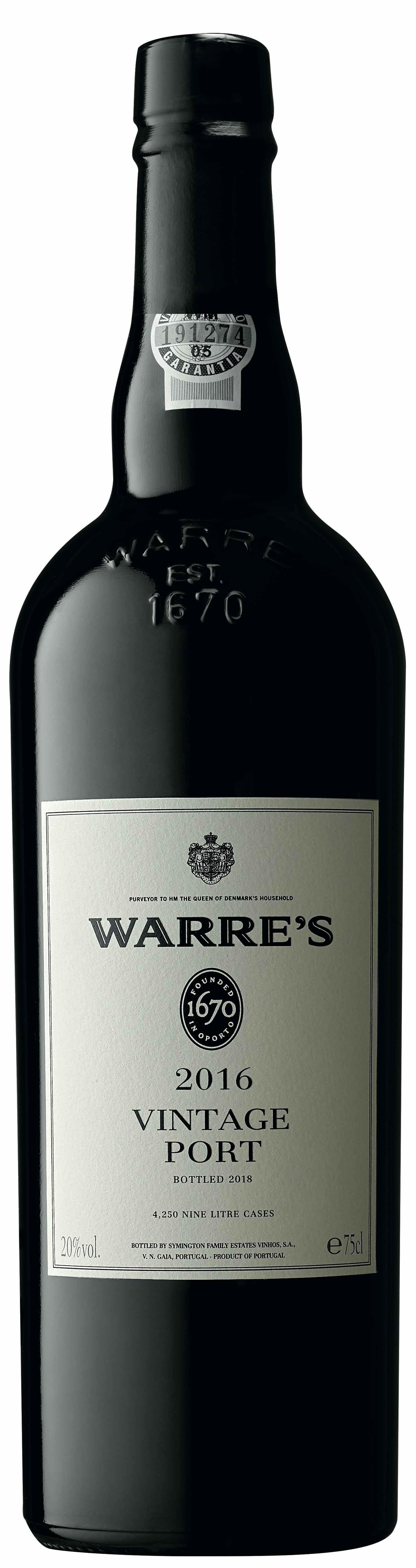Warre's Vintage Port 2016
