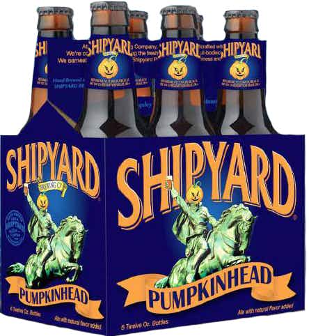The Shipyard Brewing Co. Pumpkinhead Ale 6 pack 12oz Bottle