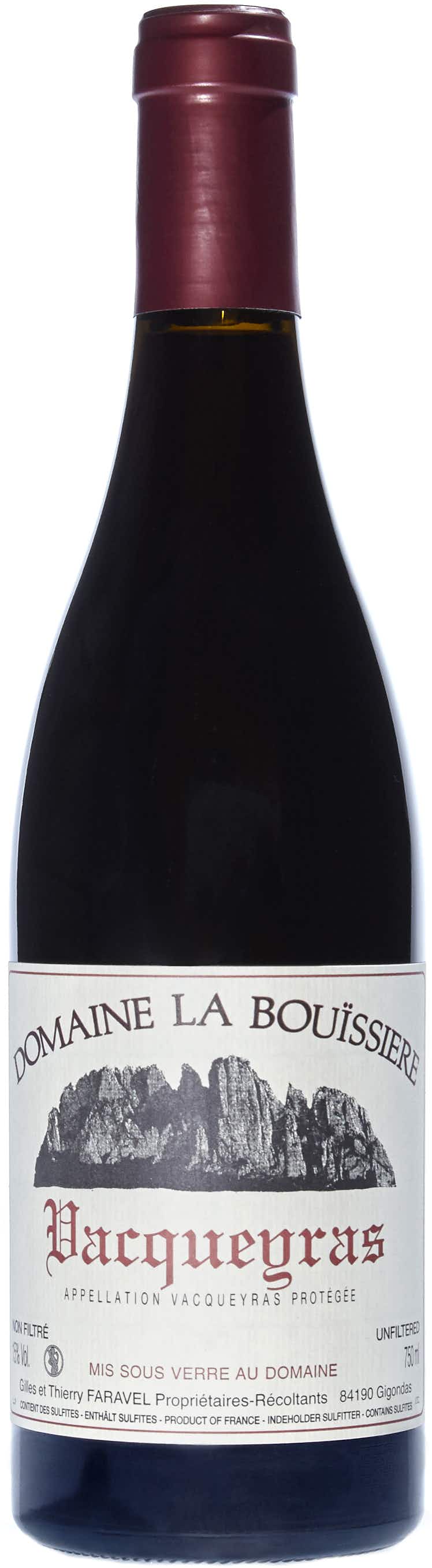 Domaine la Bouissiere Vacqueyras 2016
