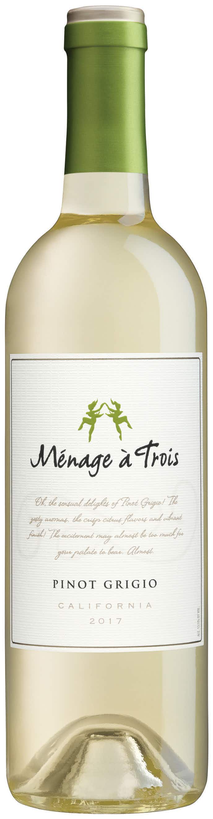 Ménage à Trois Pinot Grigio 2017
