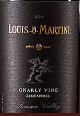 Louis M Martini Monte Rosso Vineyard Gnarly Vine Zinfandel 2014