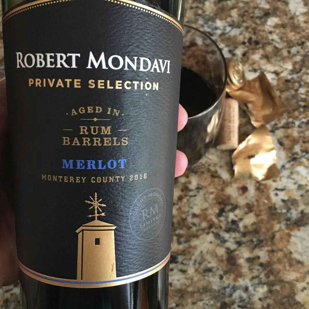 Robert Mondavi Private Selection Rum Barrel Aged Merlot 2016