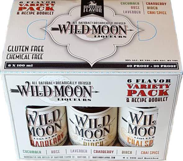 Wild Moon Liqueurs 6 Flavor Variety Pack 600ml