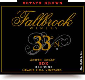 Fallbrook 33 Degree North BdX 2015
