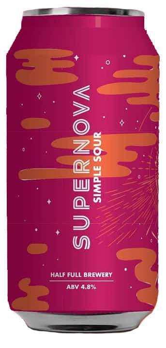 Half Full Brewery Supernova Simple Sour 4 pack 16oz Can