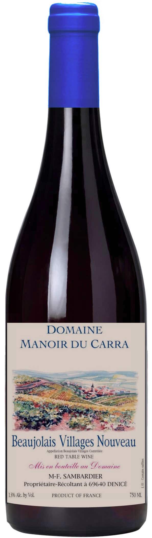 Domaine Manoir du Carra Beaujolais Villages Nouveau 2018