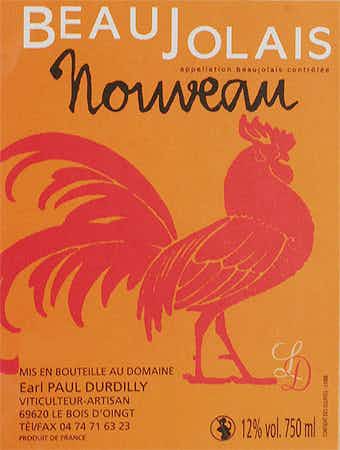 Domaine Durdilly Beaujolais Nouveau 2018