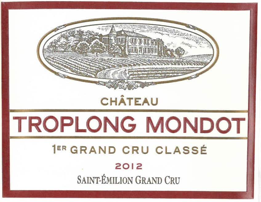 Château-Troplong-Mondot Saint Emilion 2012