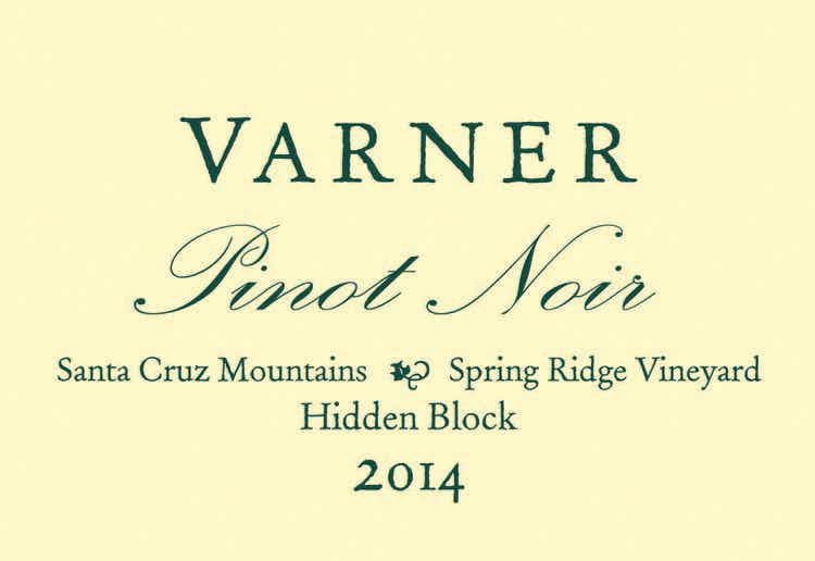 Varner Hidden Block Pinot Noir 2014