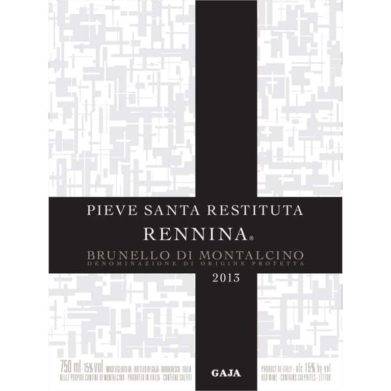 Gaja Pieve Santa Restituta Brunello di Montalcino Rennina 2013
