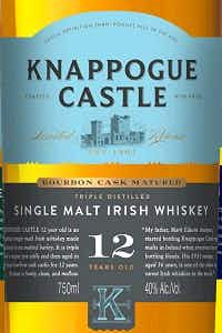Knappogue Castle Single Malt Irish Whiskey 12 year old