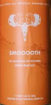 Greater Good Imperial Brewing Company Smooooth 4 pack 16oz Can