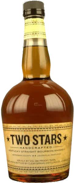 Two Stars Kentucky Straight Bourbon Whiskey 1.75L