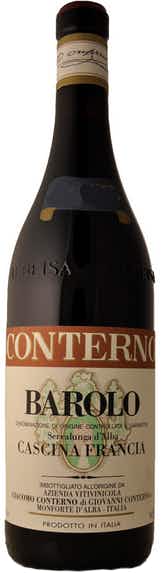 Giacomo Conterno Barolo Cascina Francia 2012