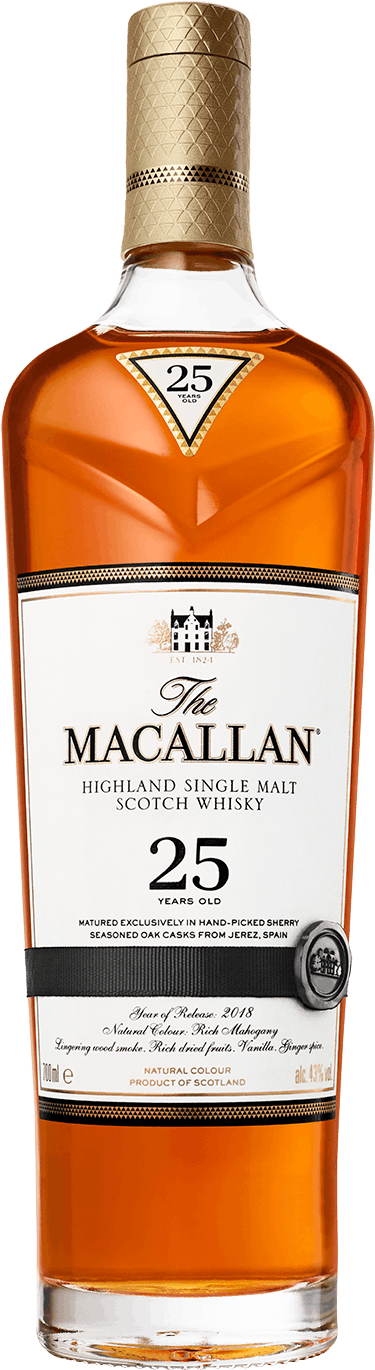 Macallan Highland Single Malt Scotch Whisky 25 year old