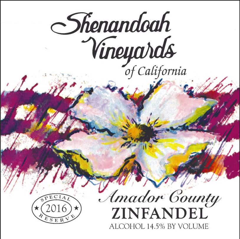 Shenandoah Vineyards Special Reserve Zinfandel 2016