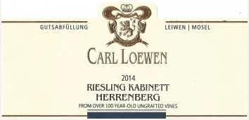 Carl Loewen Longuicher Herrenberg Riesling Kabinett 2015