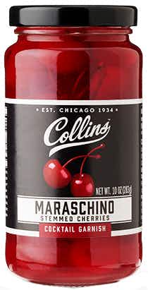 Collins Maraschino Cocktail Cherries 10oz Bottle