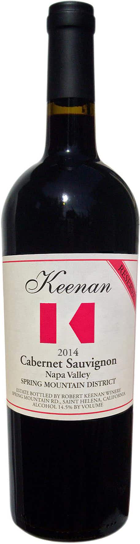 Robert Keenan Spring Mountain Reserve Cabernet Sauvignon 2014