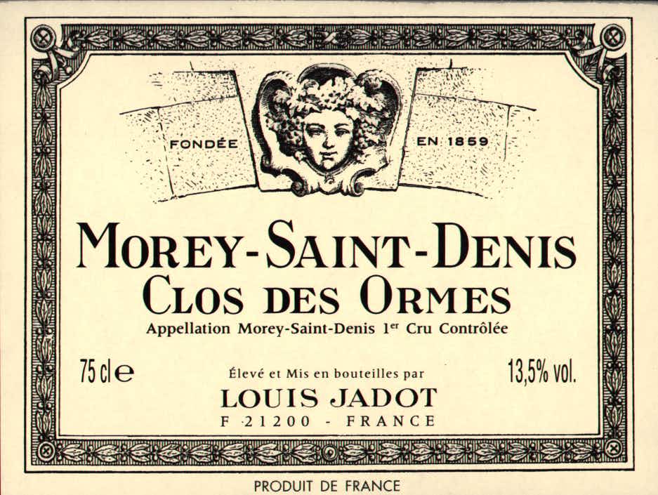 Louis Jadot Morey Saint Denis Clos des Ormes 2016