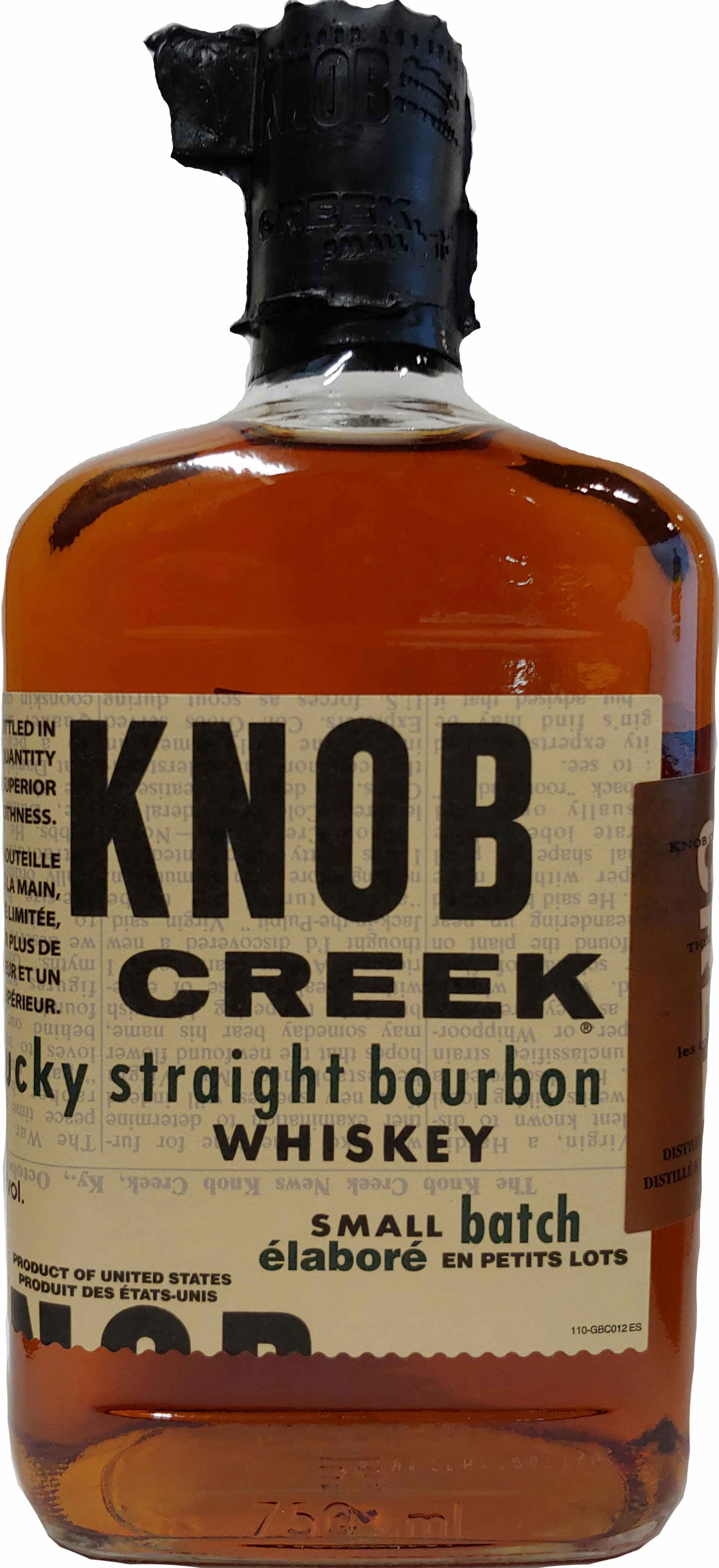 Knob Creek Kentucky Straight Bourbon Whiskey 9 year old
