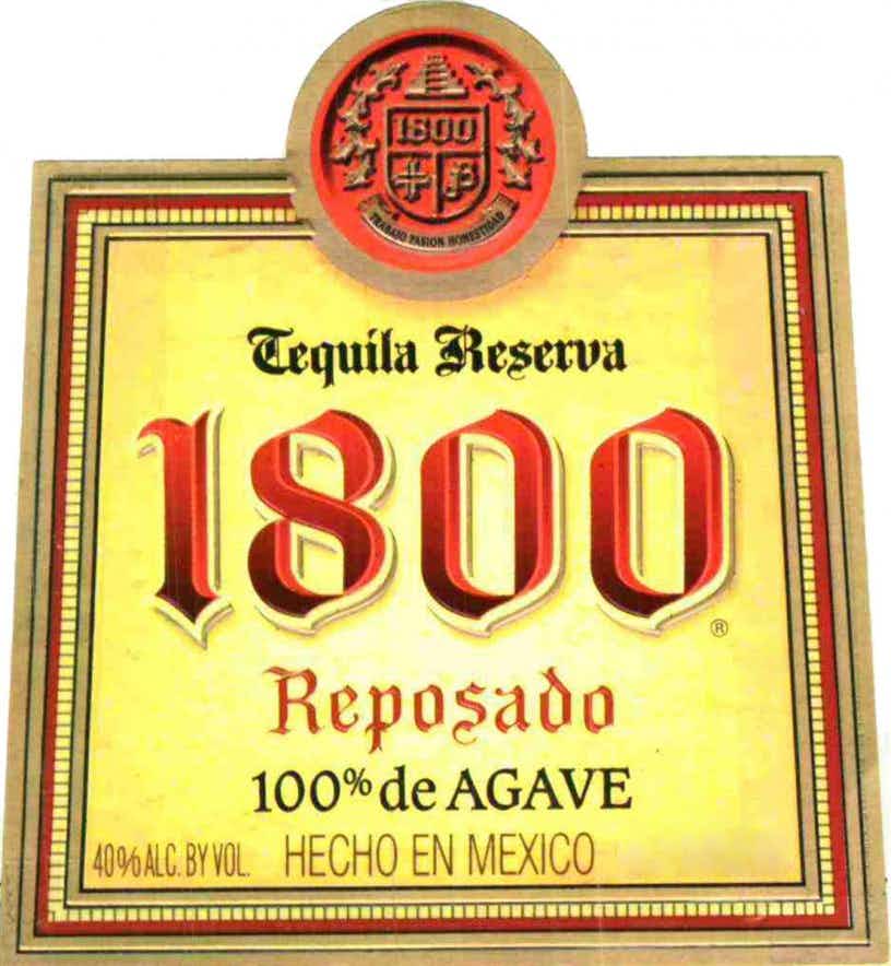 1800 Tequila Reposado Tequila 375ml