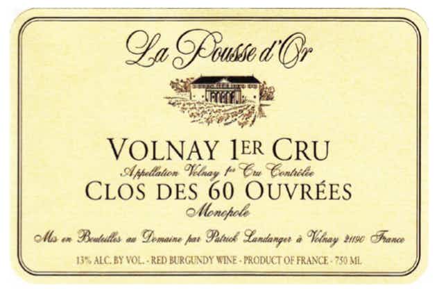 Domaine de la Pousse d'Or Volnay Clos des 60 Ouvrées 2011