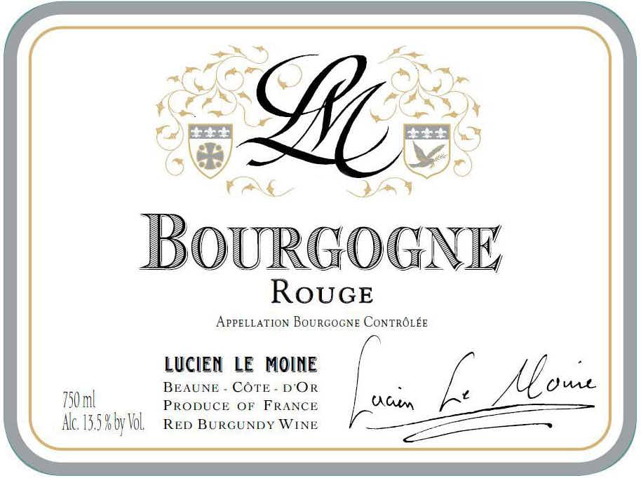 Lucien Le Moine Bourgogne Rouge 2014