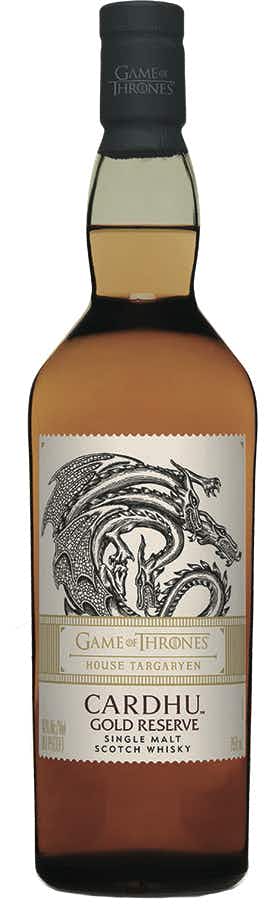 The Game of Thrones Whisky Collection Cardhu Gold Reserve House Targaryen