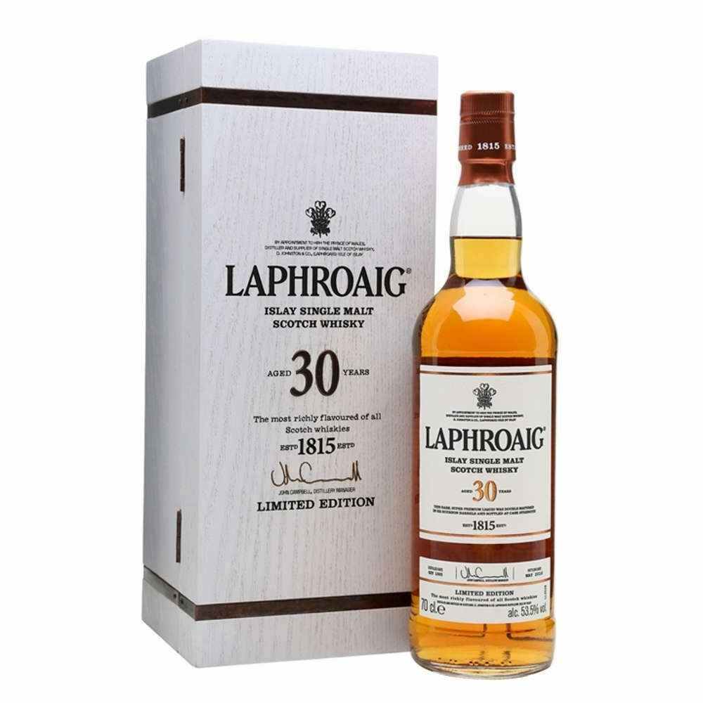 Laphroaig Islay Single Malt Scotch Whisky 30 year old